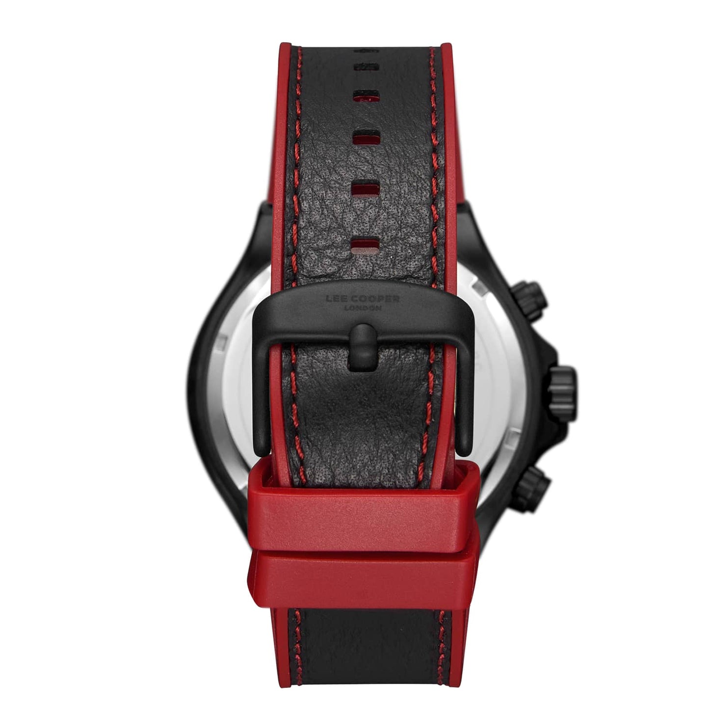 Lee Cooper Montre Homme Chronograph Noir & Rouge