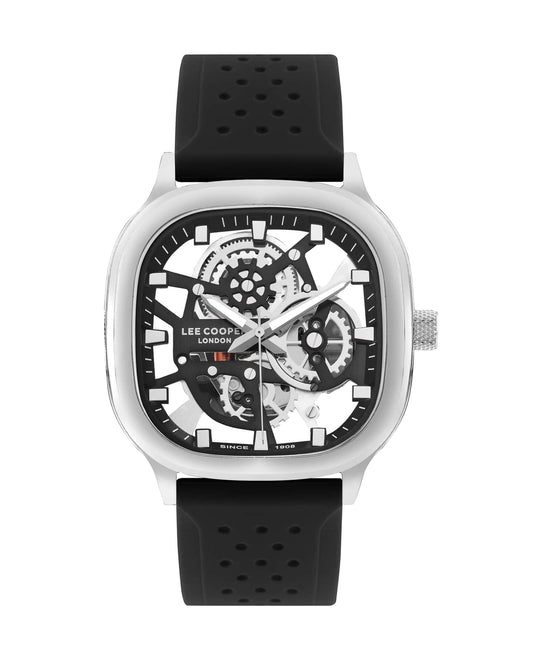 Lee Cooper Montre Homme Automatic Skeleton Noir