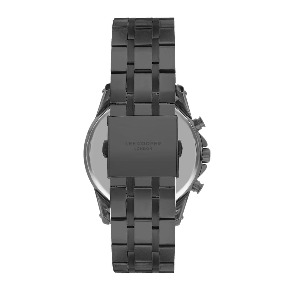 Montre homme Lee Cooper Canary grise orange – vue arrière