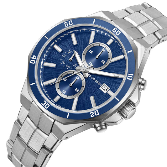 Lee Cooper Montre Homme Chronograph Bleu