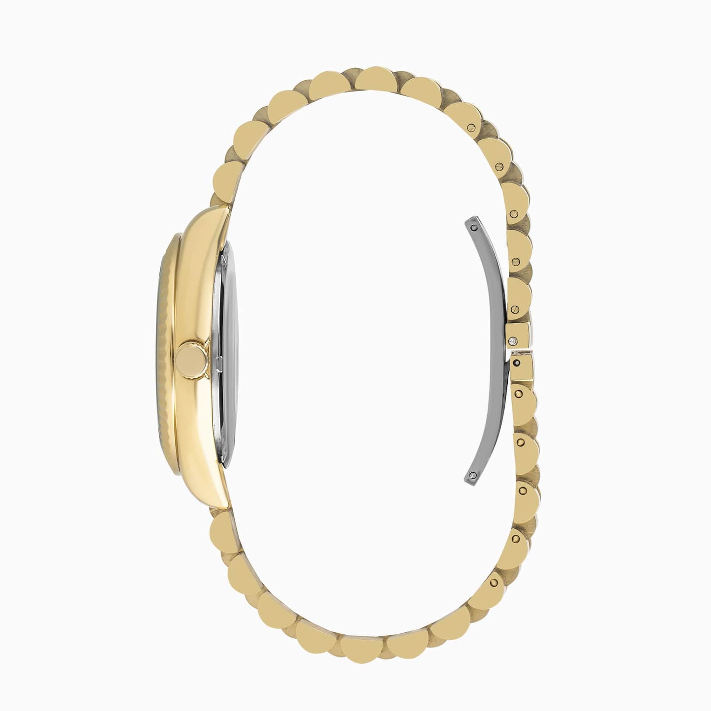 Beverly Hills Polo Club Montre Femme Diamond Nacré Dorée
