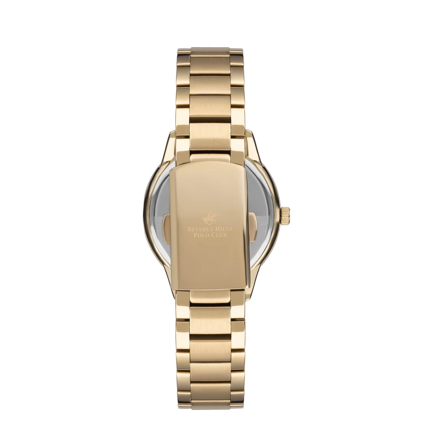 Beverly Hills Polo Club Montre Femme Diamond Nacré Dorée