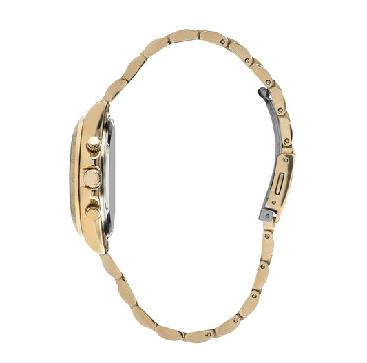 Beverly Hills Polo Club Montre Femme Chronograph Dorée
