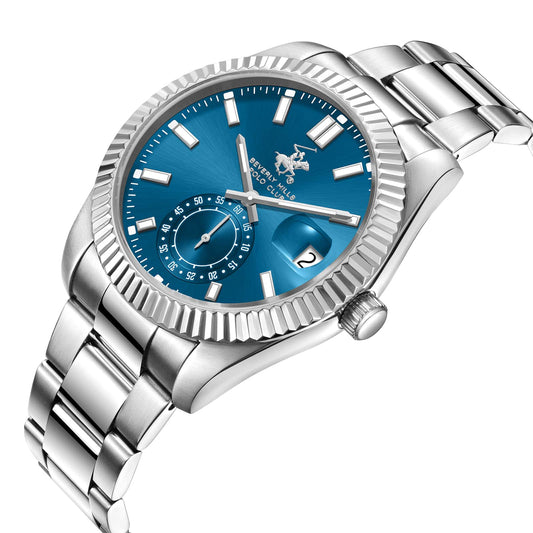 Beverly Hills Polo Club Montre Homme Cadran Bleu