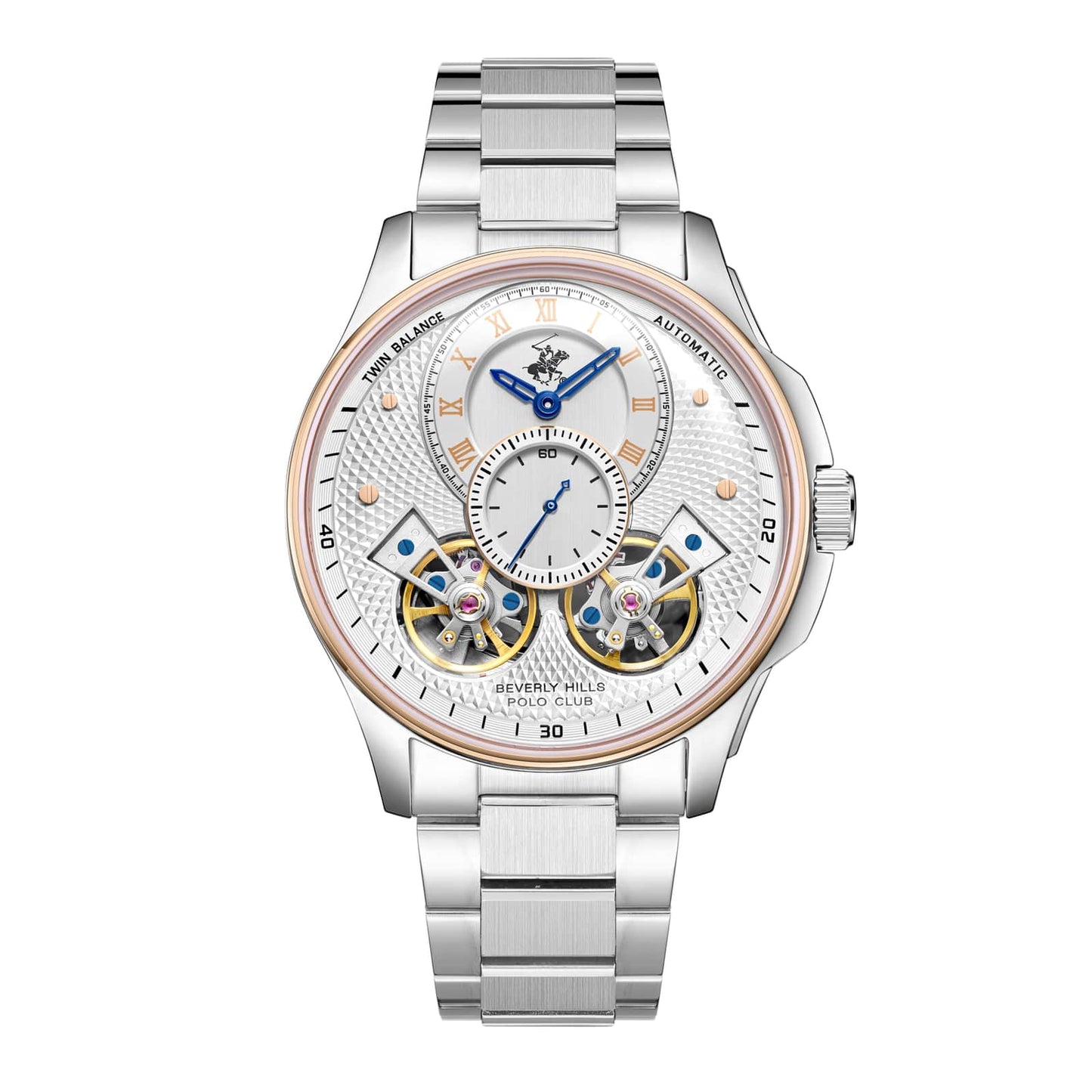 Beverly Hills Polo Club Montre Homme Automatic Twin Balance