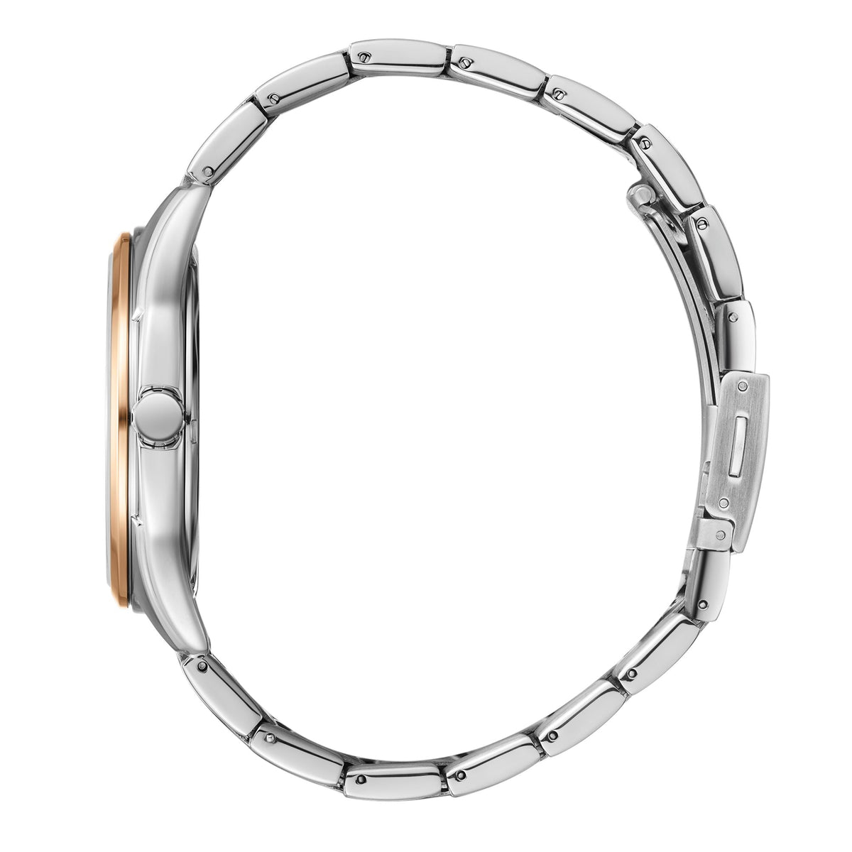 Montre homme Lee Cooper Holborn argenté rose doré – vue de profil