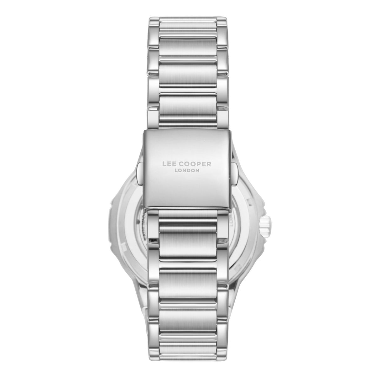 Montre homme Lee Cooper Regent automatique cœur ouvert – vue arrière