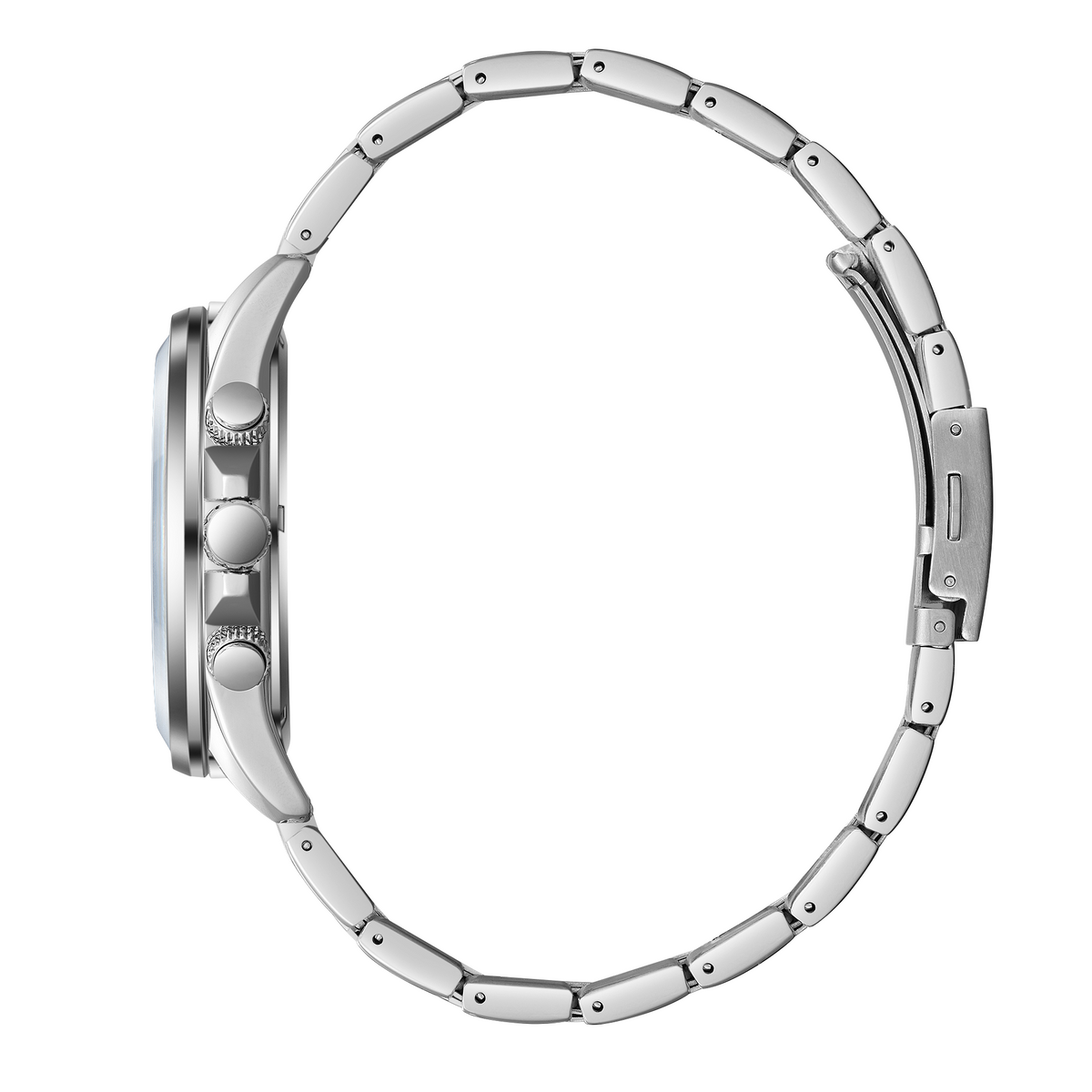 Montre homme Lee Cooper Southbank multifonction bleu nuit – vue de profil