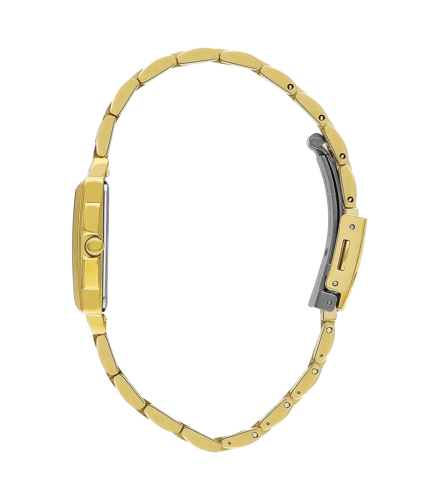 Lee Cooper Montre Femme Dorée Cadran Blanc