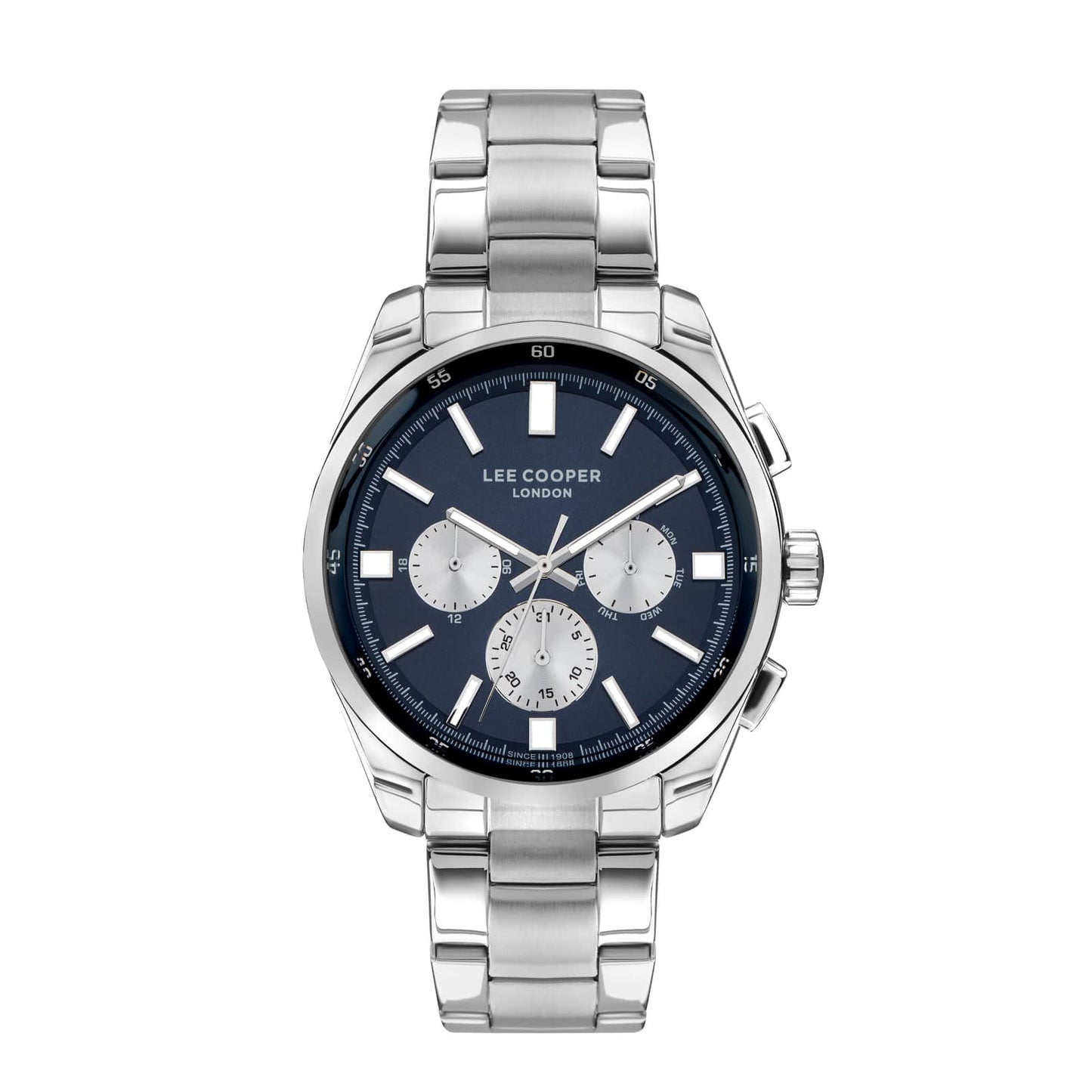 Lee Cooper Montre Homme Chronograph Bleu Acier
