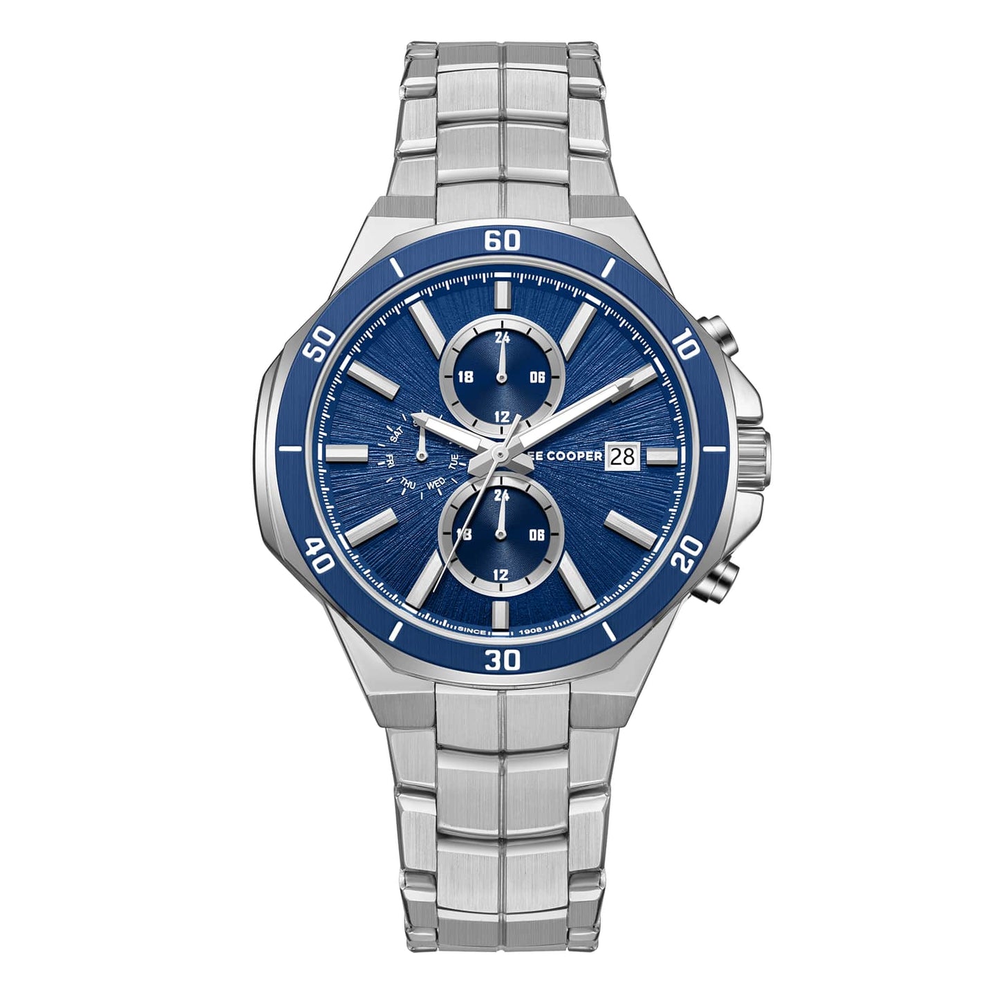 Lee Cooper Montre Homme Chronograph Bleu