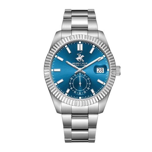 Beverly Hills Polo Club Montre Homme Cadran Bleu